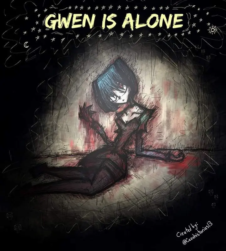 Gwen is alone